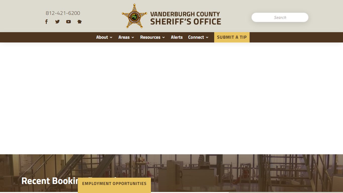 Recent Booking Records - Vanderburgh County Sheriff's Office